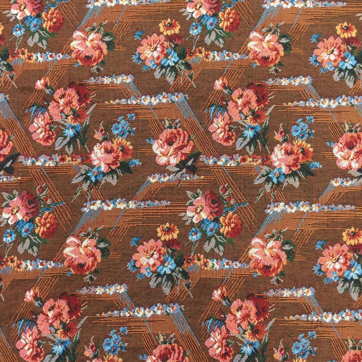 Trellis Rose Polyester Jacquard Fabric for Bags Polyester Jacquard Fabric