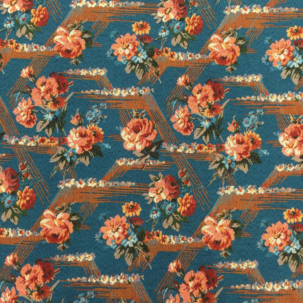 Trellis Rose Polyester Jacquard Fabric for Bags Polyester Jacquard Fabric