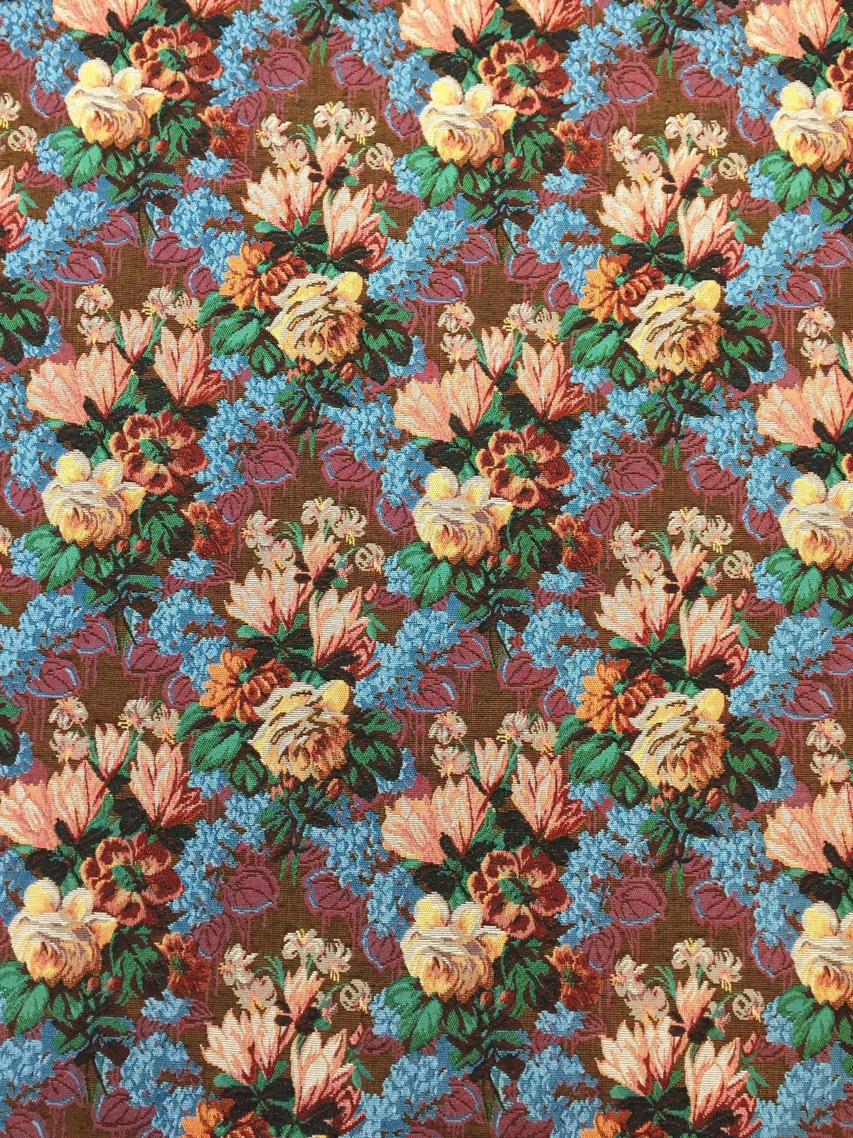 Tropical Bouquet Polyester Jacquard Fabric for Bags Polyester Jacquard Fabric