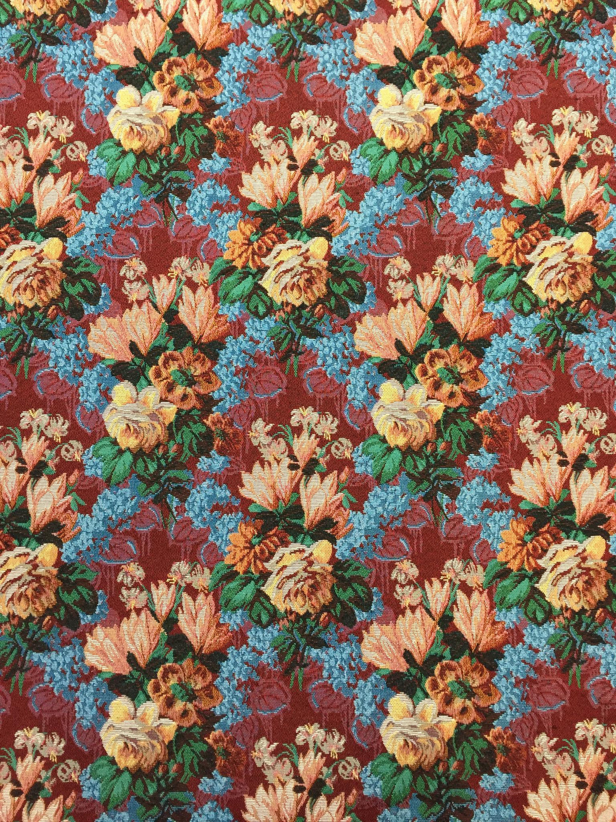 Tropical Bouquet Polyester Jacquard Fabric for Bags Polyester Jacquard Fabric