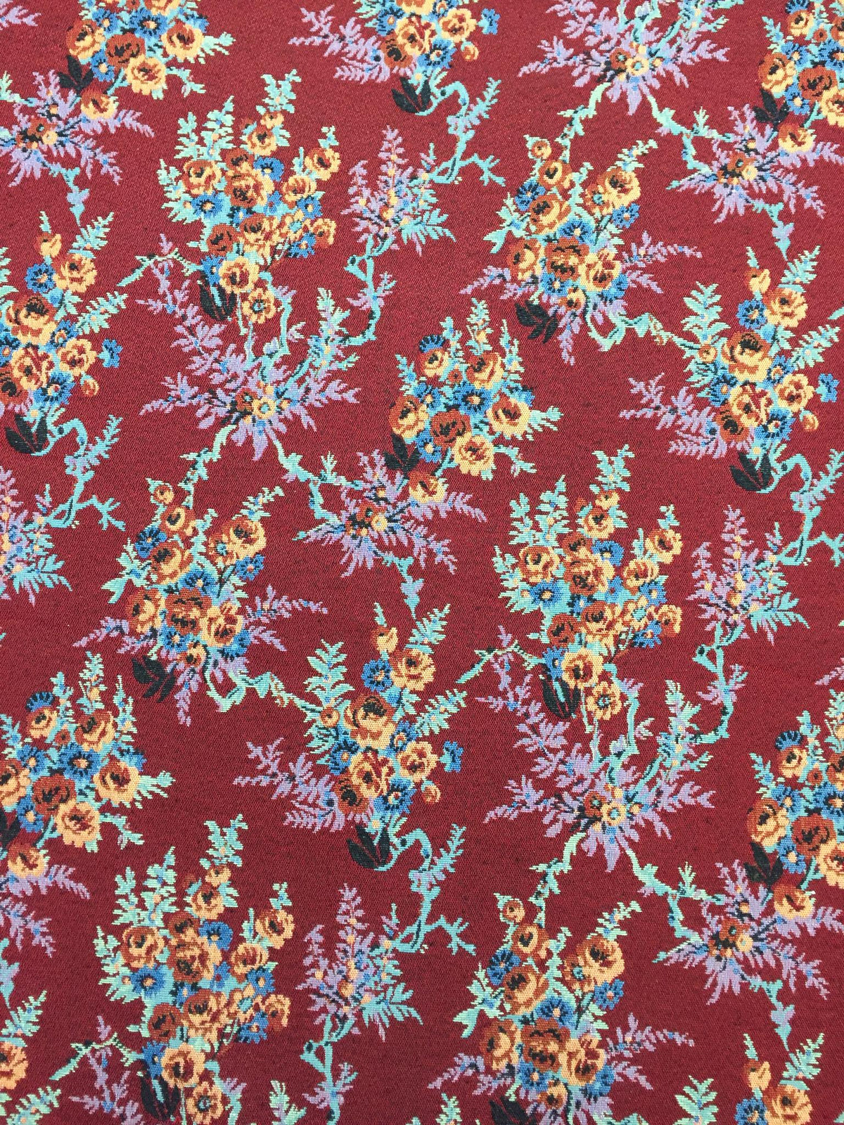 Winding Floral Polyester Jacquard Fabric for Bags Polyester Jacquard Fabric