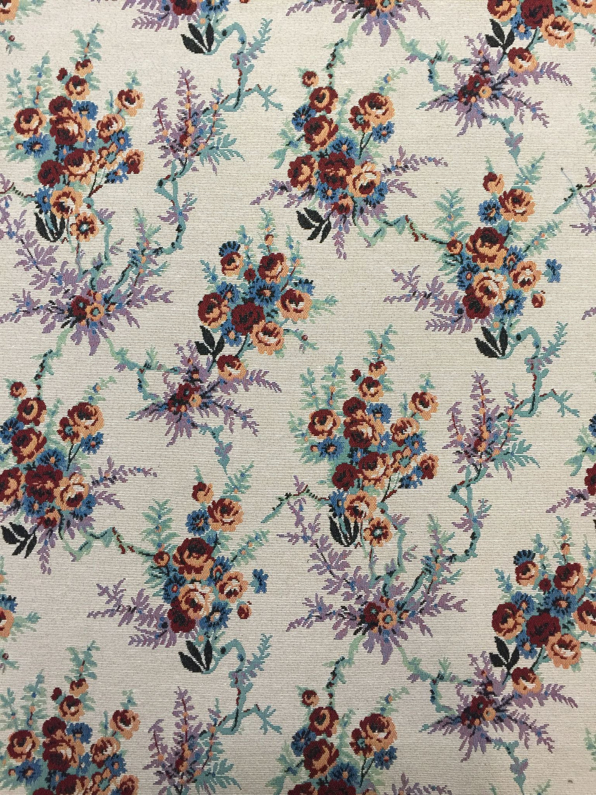Winding Floral Polyester Jacquard Fabric for Bags Polyester Jacquard Fabric